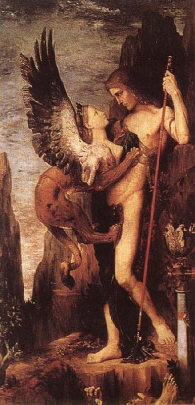 Gustave Moreau Ordipus and the Sphinx oil painting picture